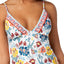 Lucky Brand Las Dalias Pom Pom Tankini Top in Multicolor