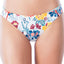 Lucky Brand Las Dalias Printed Hipster Bikini Bottom in White