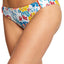 Lucky Brand Las Dalias Printed Hipster Bikini Bottom in White