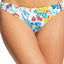 Lucky Brand Las Dalias Printed Hipster Bikini Bottom in White