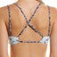 Lucky Brand Tile to Bloom Bralette Bikini Top in Navy Floral