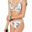 MINKPINK Pretty Petals High Apex Bikini Top in Multicolor