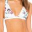 MINKPINK Pretty Petals High Apex Bikini Top in Multicolor