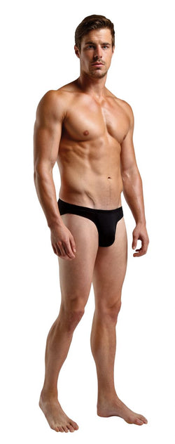 Magic Silk Men's Underwear 6606 Silk Briefs Color Black thumbnail 2
