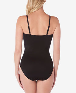 Magicsuit Isabel Slimming Ruffled Underwire One-piece Swimsuit Black thumbnail 2