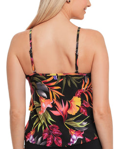 Magicsuit Oasis Printed Rita Ruffled Tankini Top Floral Multi thumbnail 2