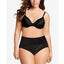 Maidenform Curvy Tame Your Tummy Lace Brief Dm0055 Black Lace