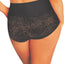 Maidenform Curvy Tame Your Tummy Lace Brief Dm0055 Black Lace