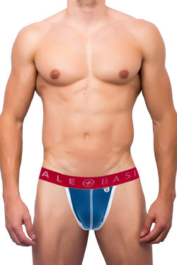 Male Basics Carbon Blue Everyday Thong thumbnail 1