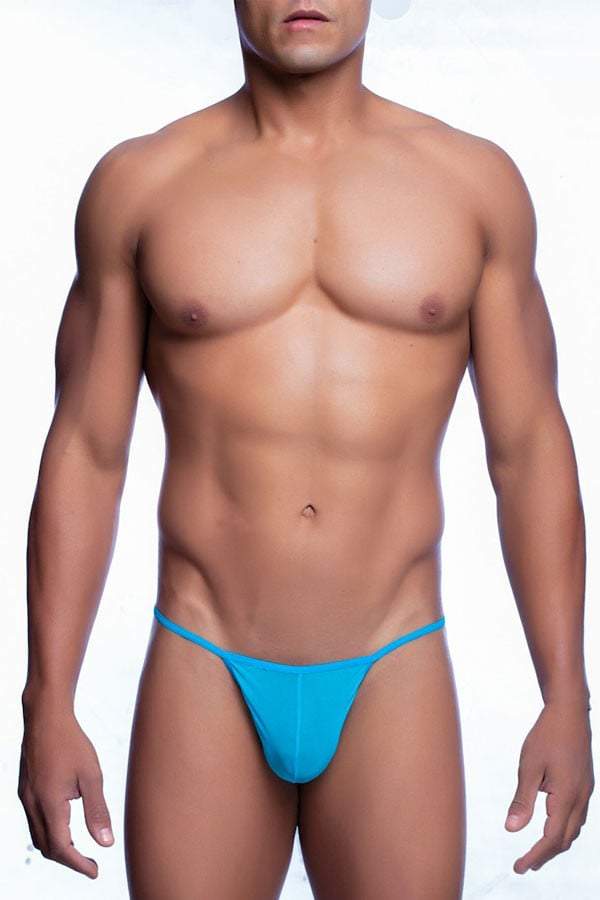 Male Basics Turquoise Tulle Thong