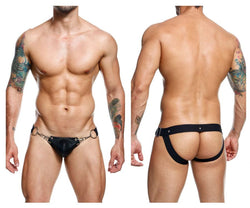 MaleBasics Men's Underwear DMBL03 DNGEON Snap Jockstrap Color Black thumbnail 1