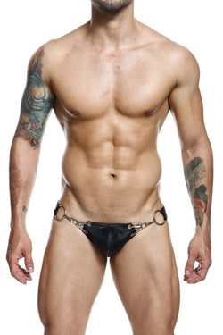 MaleBasics Men's Underwear DMBL03 DNGEON Snap Jockstrap Color Black thumbnail 2