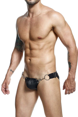 MaleBasics Men's Underwear DMBL03 DNGEON Snap Jockstrap Color Black thumbnail 4