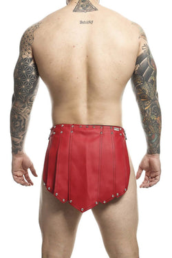 MaleBasics Men's Lingerie DMBL10 DNGEON Roman Skirt Color Red thumbnail 3