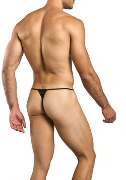 MaleBasics Men's Underwear MBL27 Lace Thongs Color Black thumbnail 3