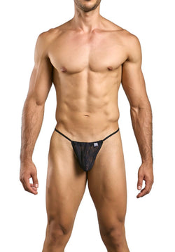 MaleBasics Men's Underwear MBL59 Lace G-String Color Black Lace thumbnail 2
