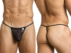 MaleBasics Men's Underwear MBL59 Mesh G-String Color Black Mesh thumbnail 1