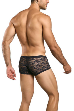 MaleBasics Men's Underwear MBL78 Lace Trunks Color Black Lace thumbnail 3