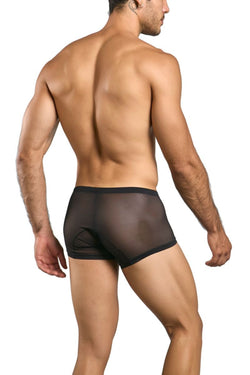 MaleBasics Men's Underwear MBL78 Lace Trunks Color Black Mesh thumbnail 3