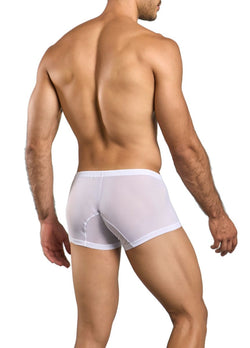MaleBasics Men's Underwear MBL78 Lace Trunks Color White Mesh thumbnail 3