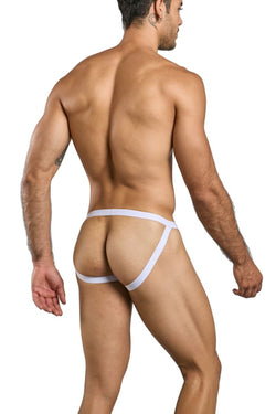 MaleBasics Men's Underwear MBL82 Sexy Jockstrap Color White Lace thumbnail 3