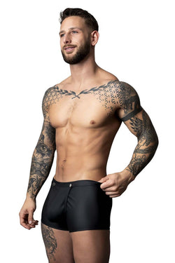 Male Power Men's Underwear 120-298 Oh Snap Snap Off Short Color Black thumbnail 2