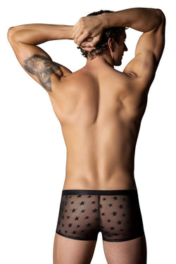 Male Power Men's Underwear 122-291 Love Star Short with Ring Color Black thumbnail 3