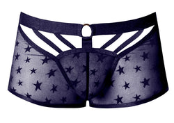 Male Power Men's Underwear 122-291 Love Star Short with Ring Color Purple thumbnail 4