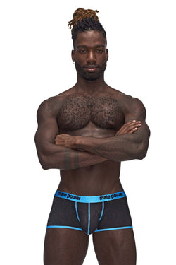 Male Power Men's Underwear 143-270 Casanova Uplift Mini Short Color Black thumbnail 2