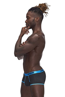 Male Power Men's Underwear 143-270 Casanova Uplift Mini Short Color Black thumbnail 4