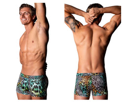 Male Power Men's Underwear 143-295 Go Wild Uplift Mini Short Color Multi Animal thumbnail 1