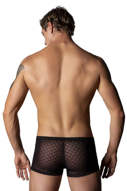 Male Power Men's Underwear 143-296 Widow Maker Mini Pouch Short Color Black thumbnail 3