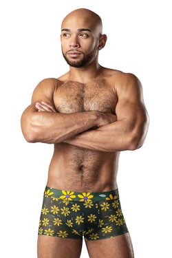 Male Power Men's Underwear 145-285 Petal Power Pouch Short Color Daisy Print thumbnail 2