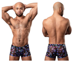 Male Power Men's Underwear 145-294 Hazy Dayz Pouch Short Color Mushrooms thumbnail 1