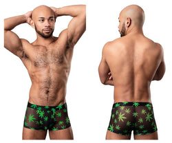 Male Power Men's Underwear 145-294 Hazy Dayz Pouch Short Color Pot Leaf thumbnail 1