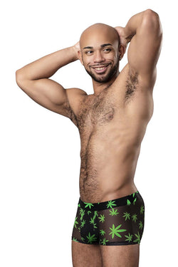 Male Power Men's Underwear 145-294 Hazy Dayz Pouch Short Color Pot Leaf thumbnail 4