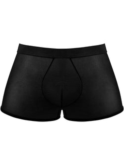 Male Power Men's Underwear 145-307 Mesh 2 Mini Short Trunks Color Black thumbnail 4