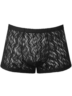 Male Power Men's Underwear 150-305 Ripple Pouch Short Trunks Color Black thumbnail 4