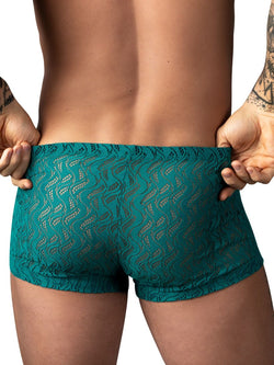 Male Power Men's Underwear 150-305 Ripple Pouch Short Trunks Color Teal thumbnail 3