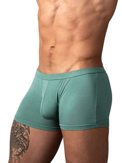 Male Power Men's Underwear 150-308 Eco Cozy Pouch Short Trunks Color Green thumbnail 2