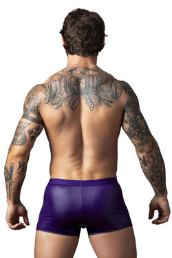 Male Power Men's Underwear 152-302 Eggplant Crossover Short Color Plum thumbnail 3