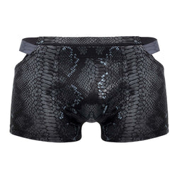 Male Power Men's Underwear 153-282 S-naked Pouch Short Color Black-Blue thumbnail 4
