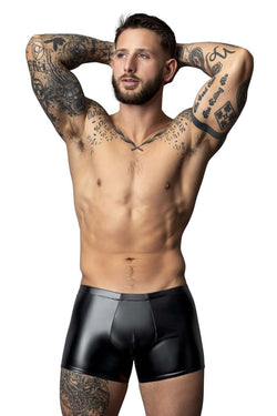 Male Power Men's Underwear 153-301 Liquid Onyx 2.0 Pouch Short Color Black thumbnail 2