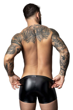 Male Power Men's Underwear 153-301 Liquid Onyx 2.0 Pouch Short Color Black thumbnail 3