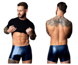 Male Power Men's Underwear 153-301 Liquid Onyx 2.0 Pouch Short Color Blue thumbnail 1