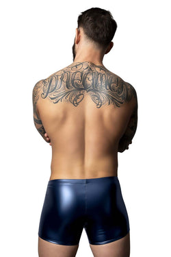 Male Power Men's Underwear 153-301 Liquid Onyx 2.0 Pouch Short Color Blue thumbnail 3