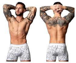 Male Power Men's Underwear 160-299 Soo Cumfy Boxer Brief Color White-Black thumbnail 1