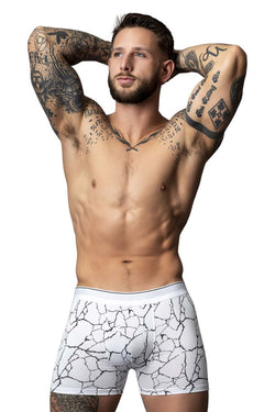 Male Power Men's Underwear 160-299 Soo Cumfy Boxer Brief Color White-Black thumbnail 2