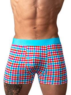 Male Power Men's Underwear 160-306 So Comfy Gingham Boxer Brief in Gingham Print Color Gingham Print thumbnail 2