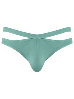 Male Power Men's Underwear 237-308 Eco Cozy Cutout Thong Color Green thumbnail 4